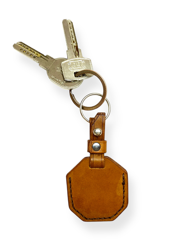 Leather AirTag (Tobacco Orange)